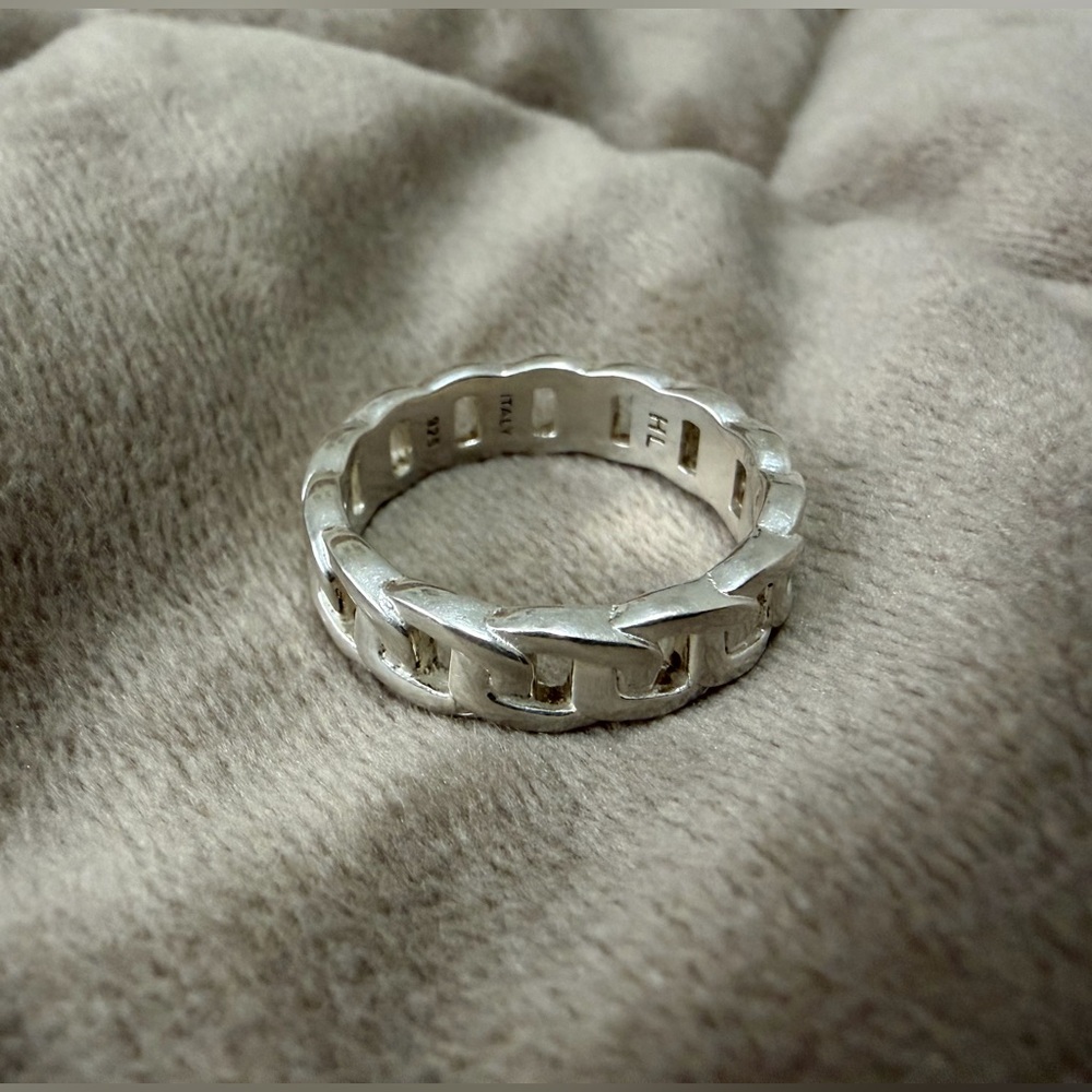 Hatton Labs Sterling Silver Mini Curb Chain Ring